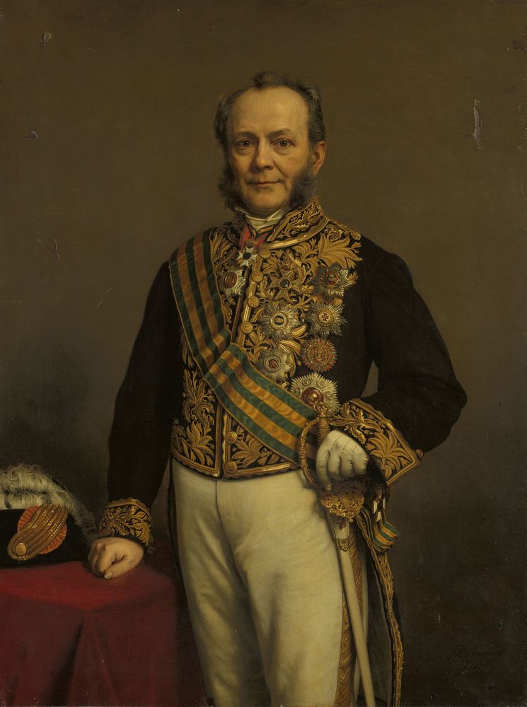 Pieter Mijer (1812-81). Gouverneur-generaal (1866-71) (1874) by Johan Heinrich Neuman