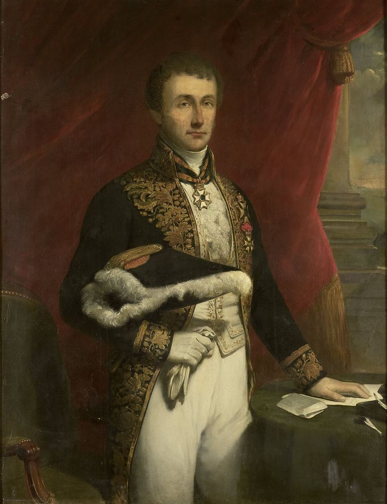 Pieter Merkus (1787-1844). Gouverneur-generaal (1841-44) (1844 - 1851) by Jan Willem Pieneman