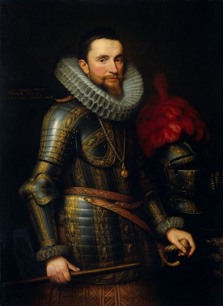 Portrait of Ambrogio Spinola (1609) by Michiel Jansz van Mierevelt