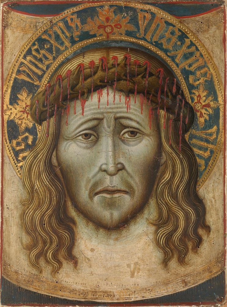The Sudarium of Saint Veronica (c. 1450) by anonymous and Carlo Crivelli