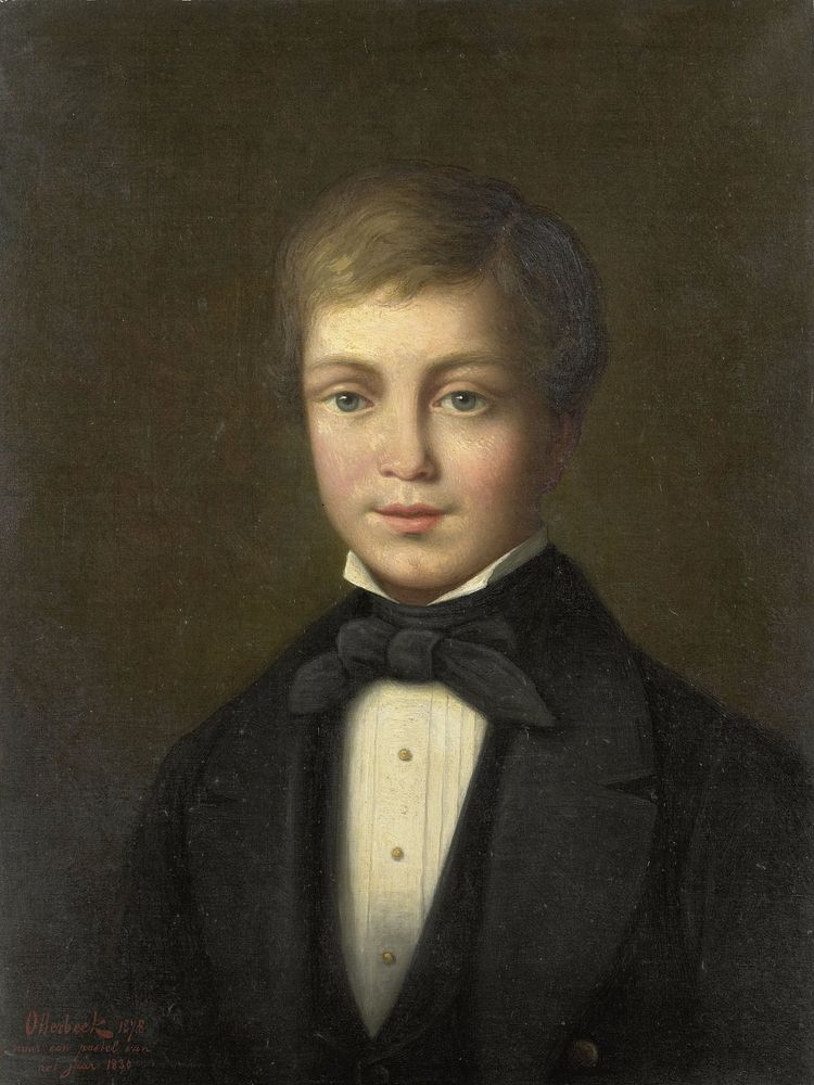 Jacob van Eeghen (1818-34). Op twaalfjarige leeftijd (1878) by Jacobus Hermanus Otterbeek