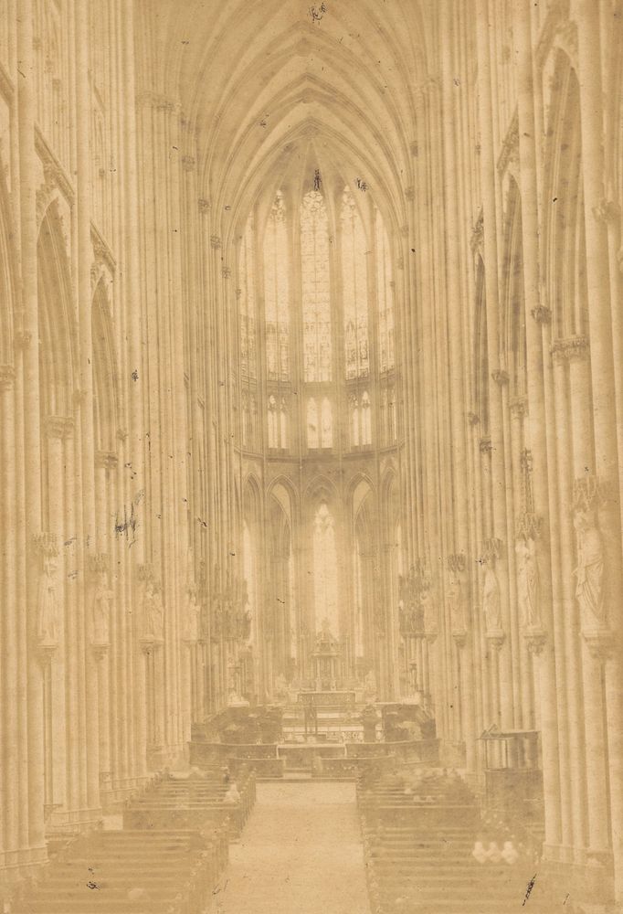 Interieur van de Dom in Keulen (c. 1870 - c. 1880) by Theodor Creifelds