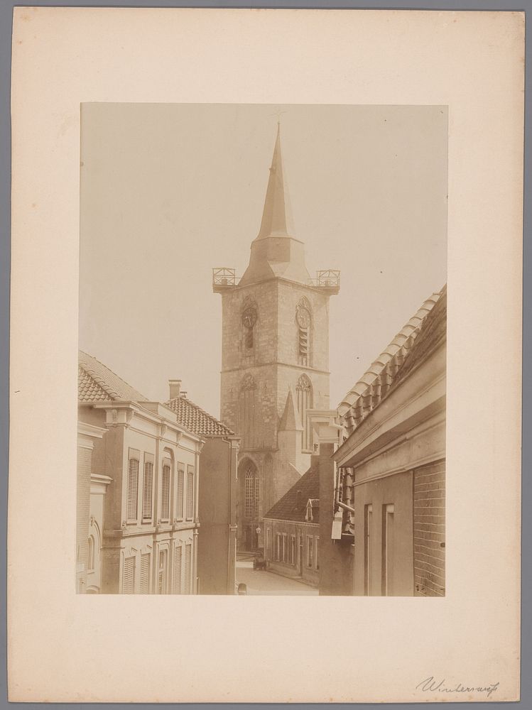Toren van de Jacobskerk te Winterswijk (1895) by anoniem Monumentenzorg