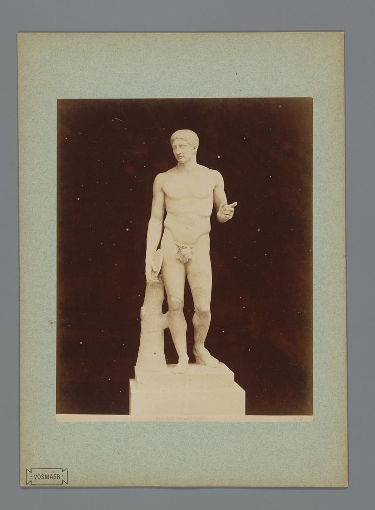 Standbeeld van een discuswerper (1851 - c. 1900) by anonymous