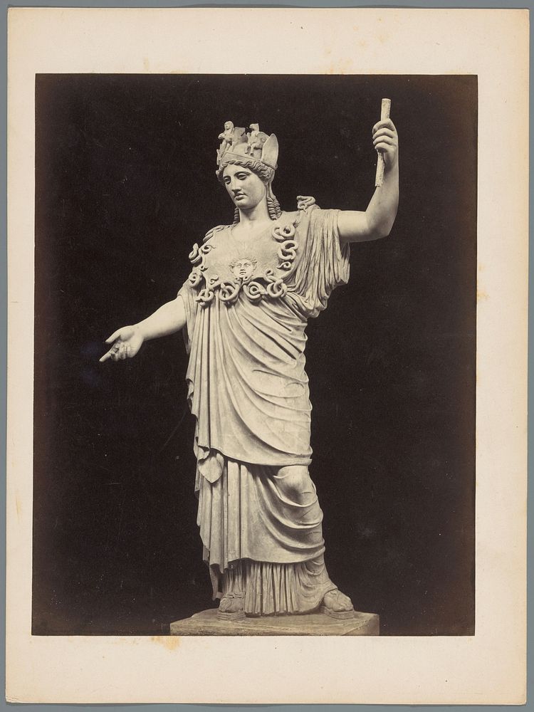 Beeld van Athena (c. 1875 - c. 1900) by anonymous