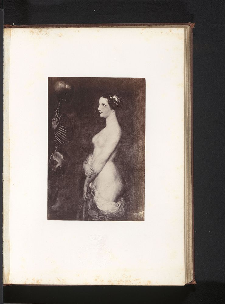 Fotoreproductie van De mooie Rosine door Antoine Wiertz (c. 1863 - in or before 1868) by Edmond Fierlants and Antoine Joseph…