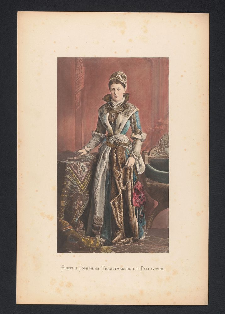 Portret van gravin Giuseppina Pallavicini (1880 - 1881) by anonymous