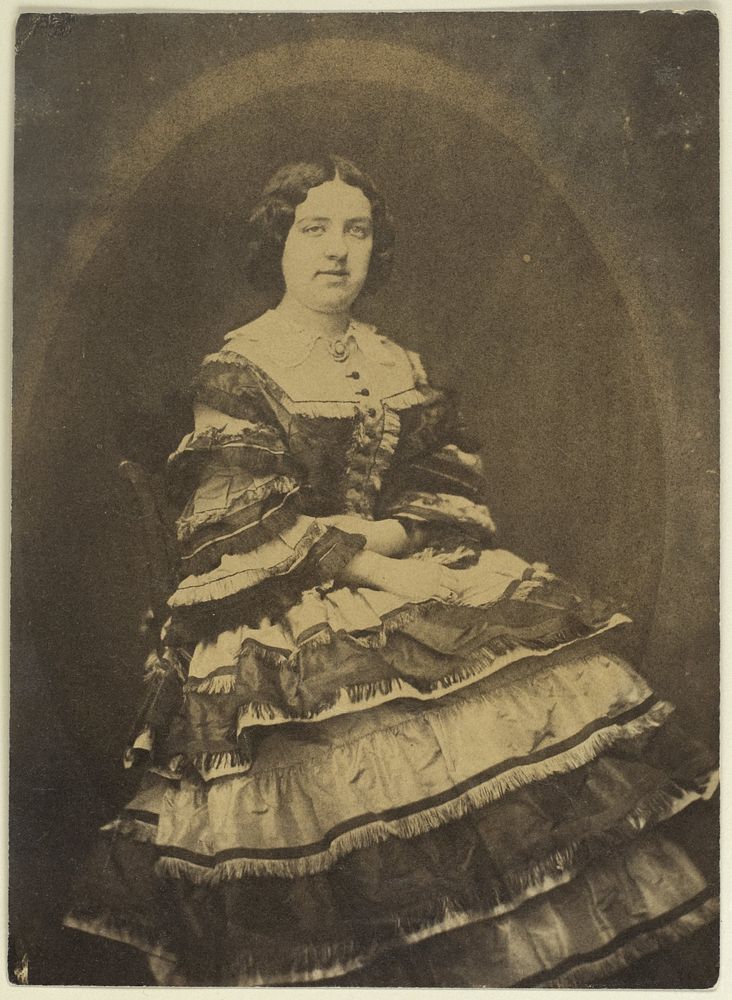 Portret van Charlotte Asser (c. 1854 - c. 1855) by Eduard Isaac Asser