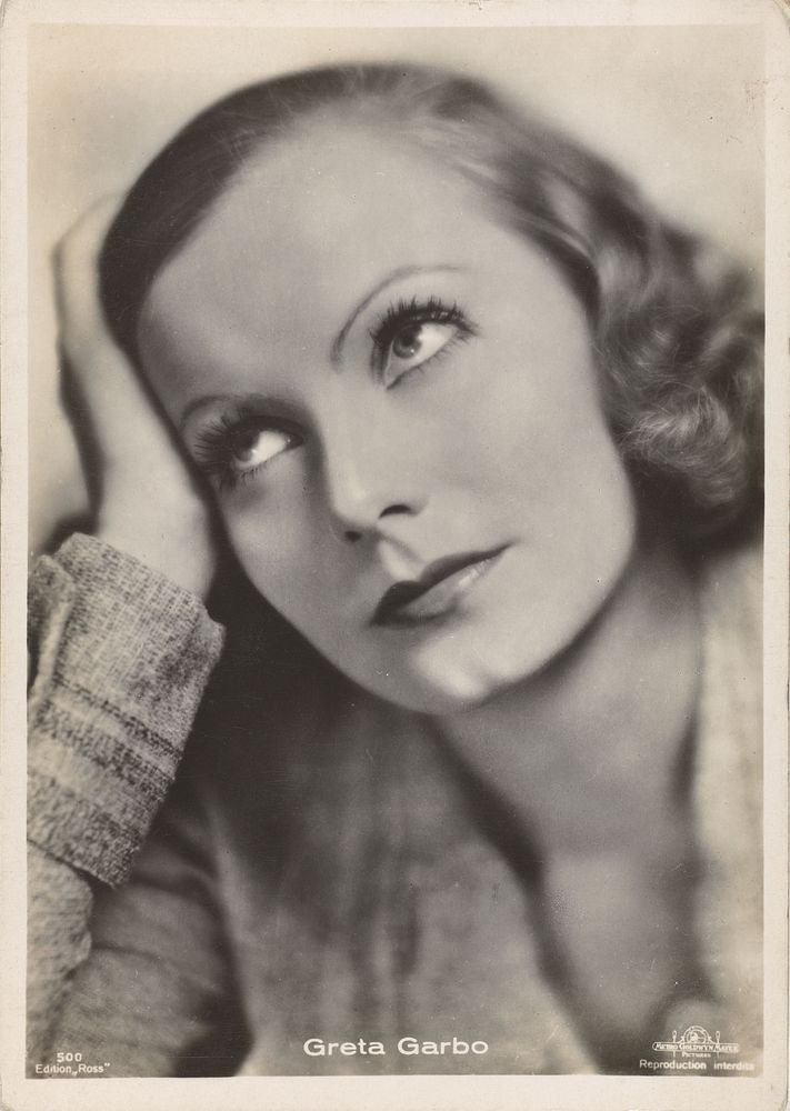 Portret van Greta Garbo (1920 - 1950) by anonymous