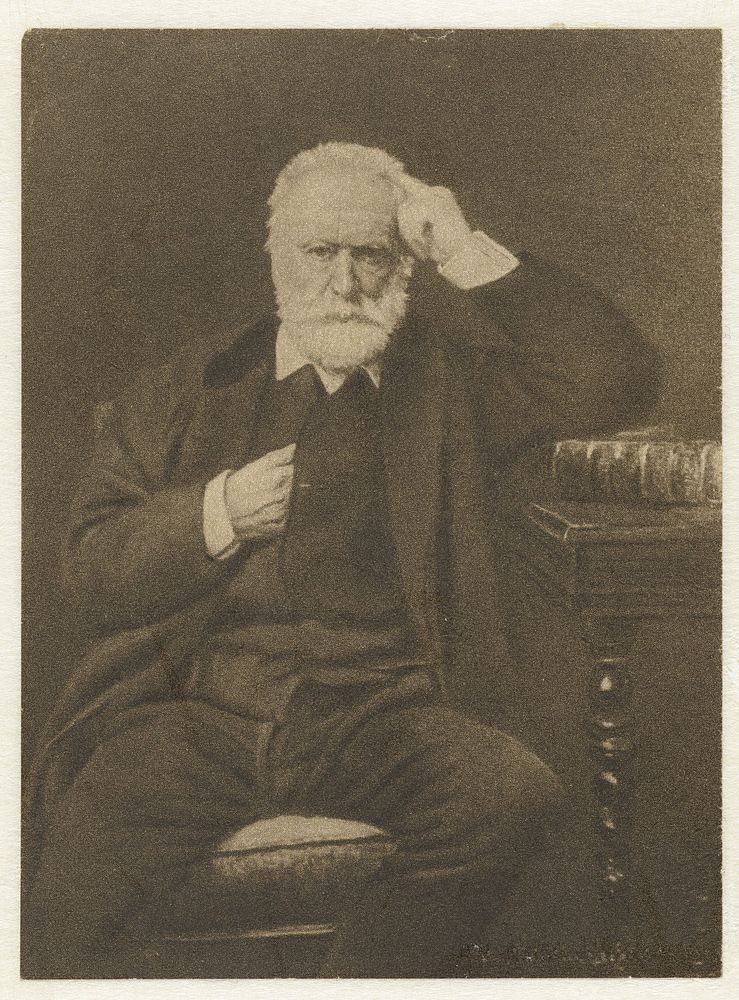 Portret van Victor Hugo (1895 - c. 1930) by anonymous and anonymous