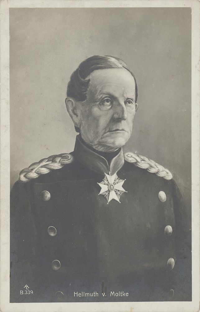 Portret van Generaal Veldmaarschalk Helmuth von Moltke (1880 - 1940) by anonymous