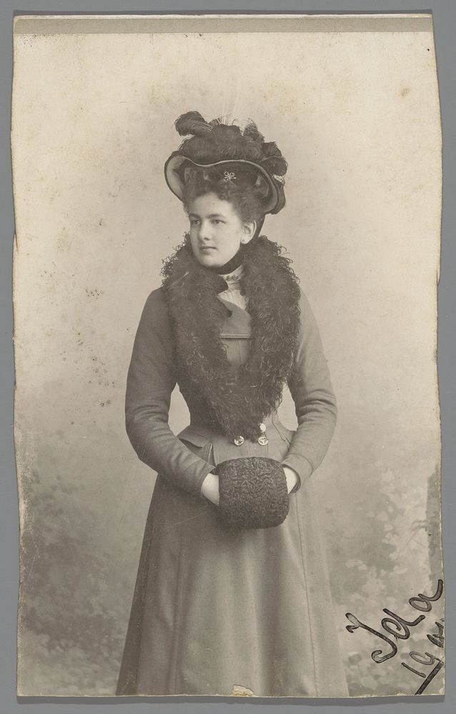 Portret van Ida van Braam (1900) by anonymous
