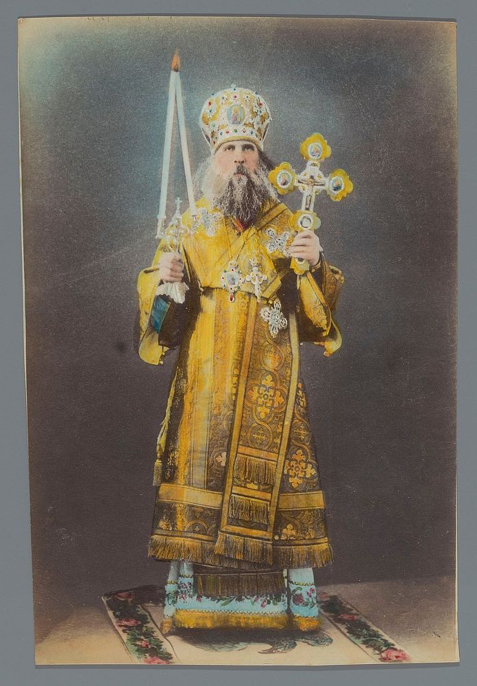 Orthodox Russische priester (1855 - 1890) by anonymous and Joseph Daziaro