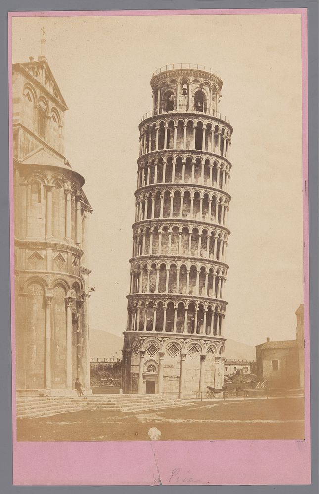 Toren van Pisa (1851 - 1900) by anonymous