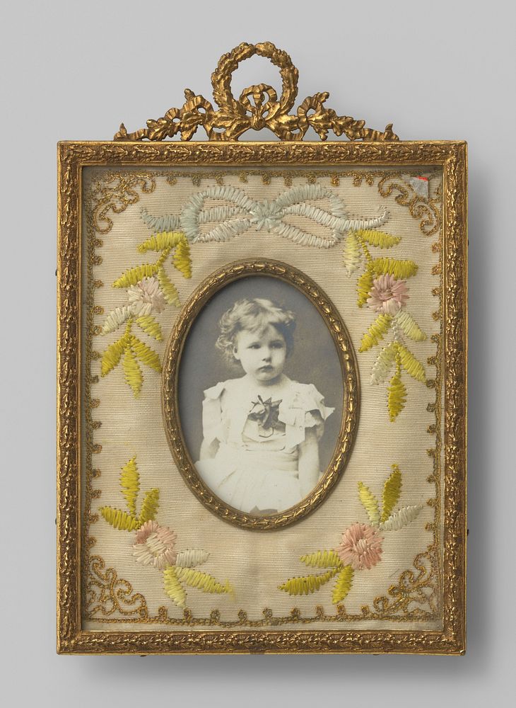 Portret van een onbekend kind (1880 - 1900) by anonymous