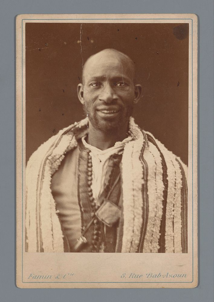Portret van een onbekende man (1863 - 1889) by Famin et Cie