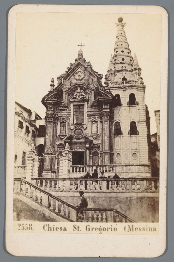 Chiesa di San Gregorio, Messina (1865 - 1888) by Giorgio Sommer