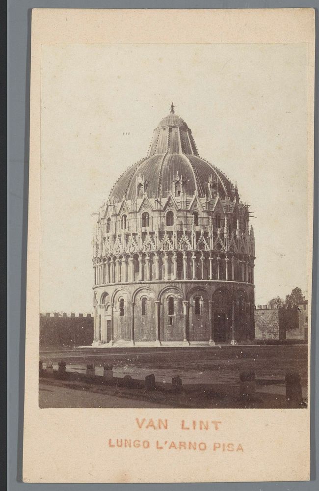 Baptisterium, Pisa (1855 - 1880) by Enrico van Lint