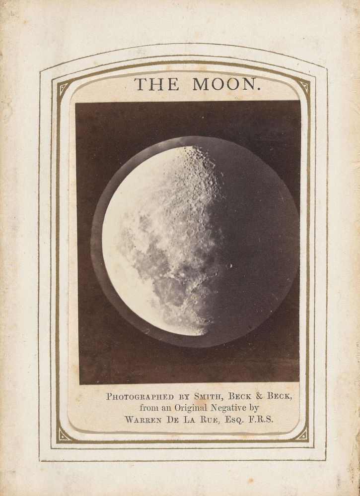 Wassende maan (c. 1866 - c. 1880) by Warren de la Rue and Beck and Beck Smith