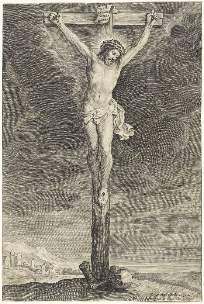 Christus aan het kruis (1622 - 1652) by Susanna Verbruggen, Pieter van Avont and Pieter van Avont