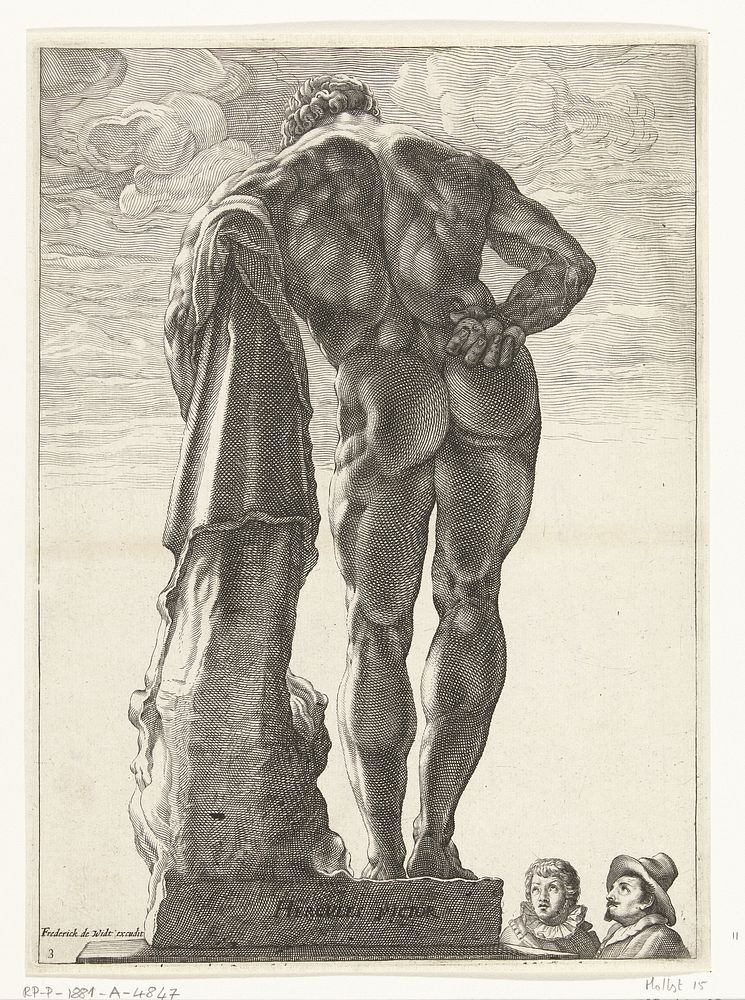 Hercules Farnese (c. 1645 - c. 1706) by Nicolaes de Bruyn, Nicolaas Braeu, Hendrick Goltzius and Frederik de Wit