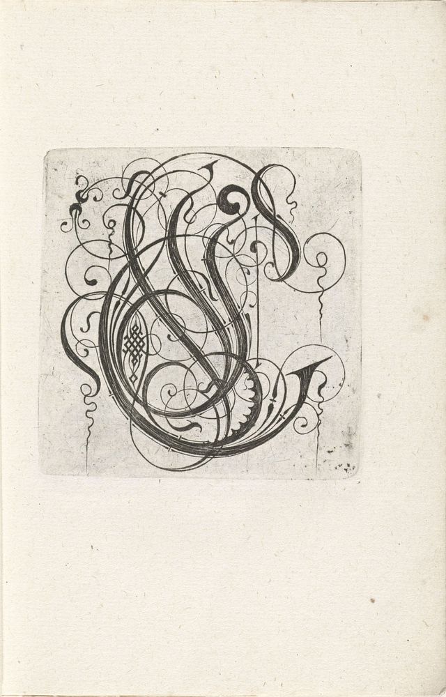 Letter C (c. 1600 - c. 1699) by anonymous, anonymous and anonymous