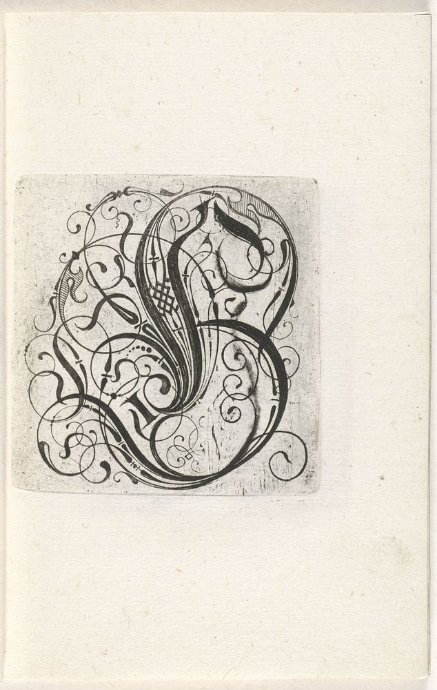 Letter H (c. 1600 - c. 1699) by anonymous, anonymous and anonymous