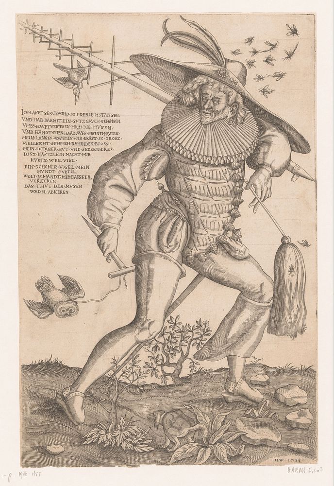 Lijmstokloper (1588) by Heinrich Wirich