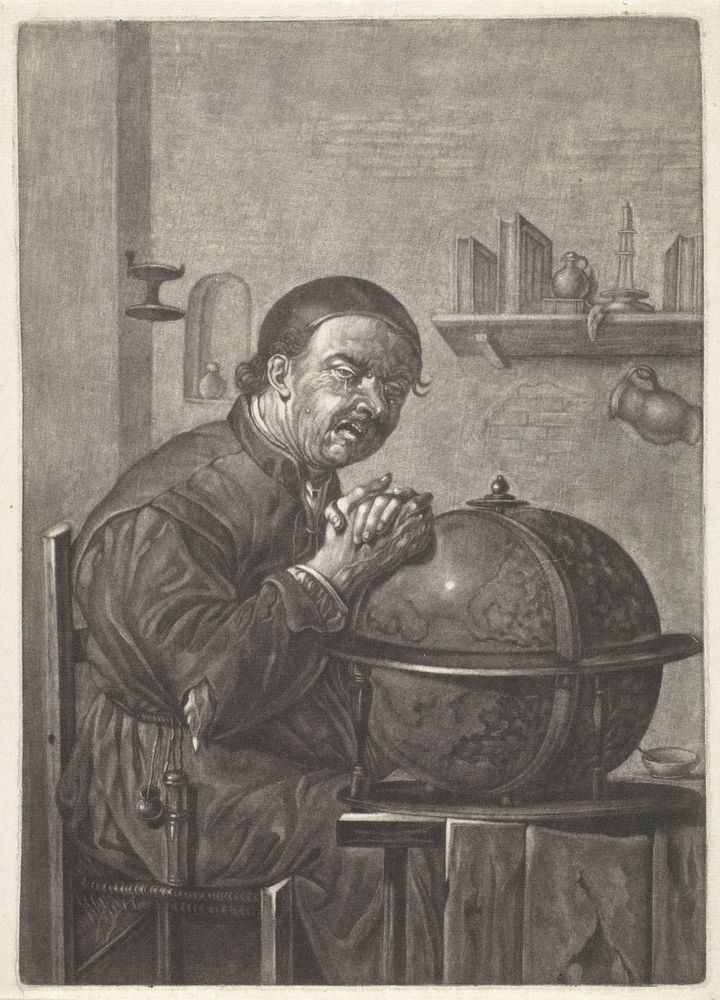 Heraclitus huilt (1659 - 1726) by Jan van der Bruggen