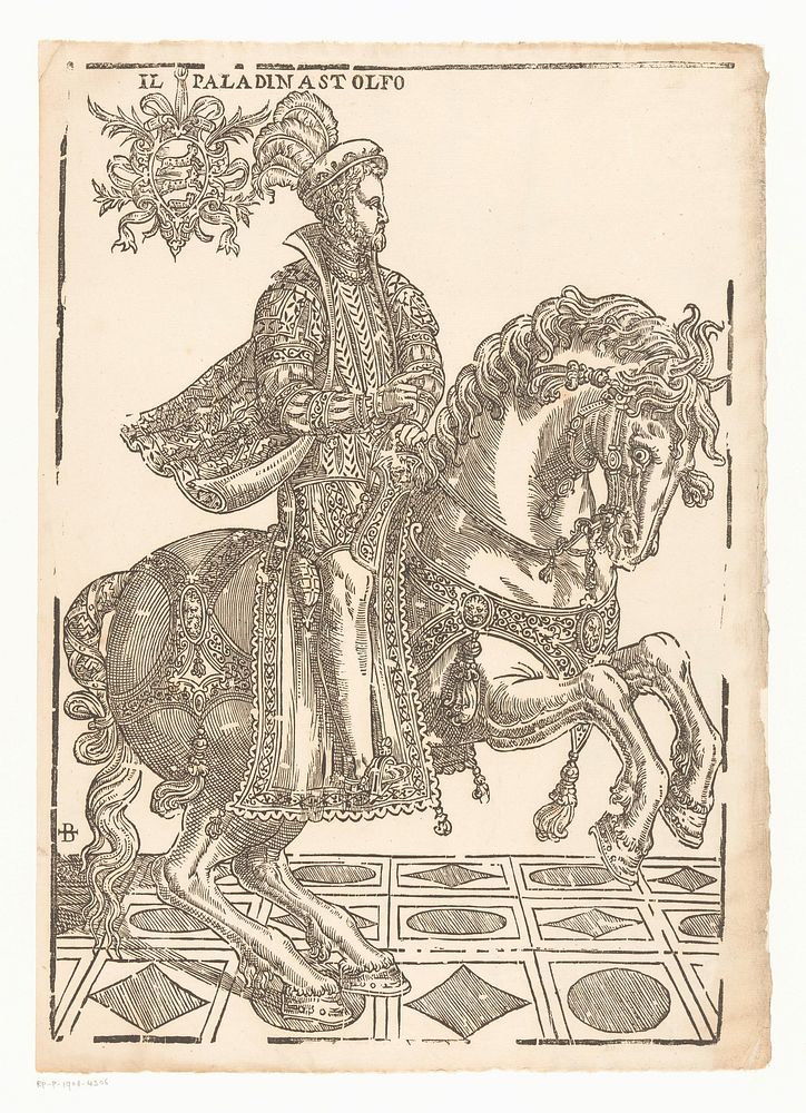Astolfo te paard (c. 1510 - after 1550) by Giovanni Britto