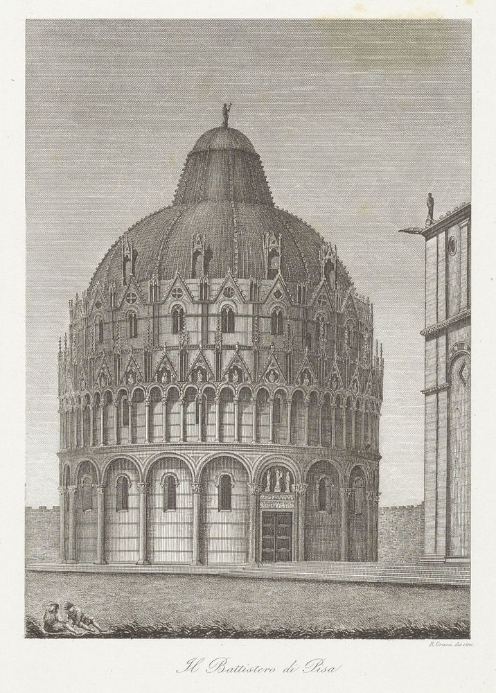 Battistero di San Giovanni in Pisa (1854) by Ranieri Grassi, Ranieri Grassi and Ranieri Prosperi