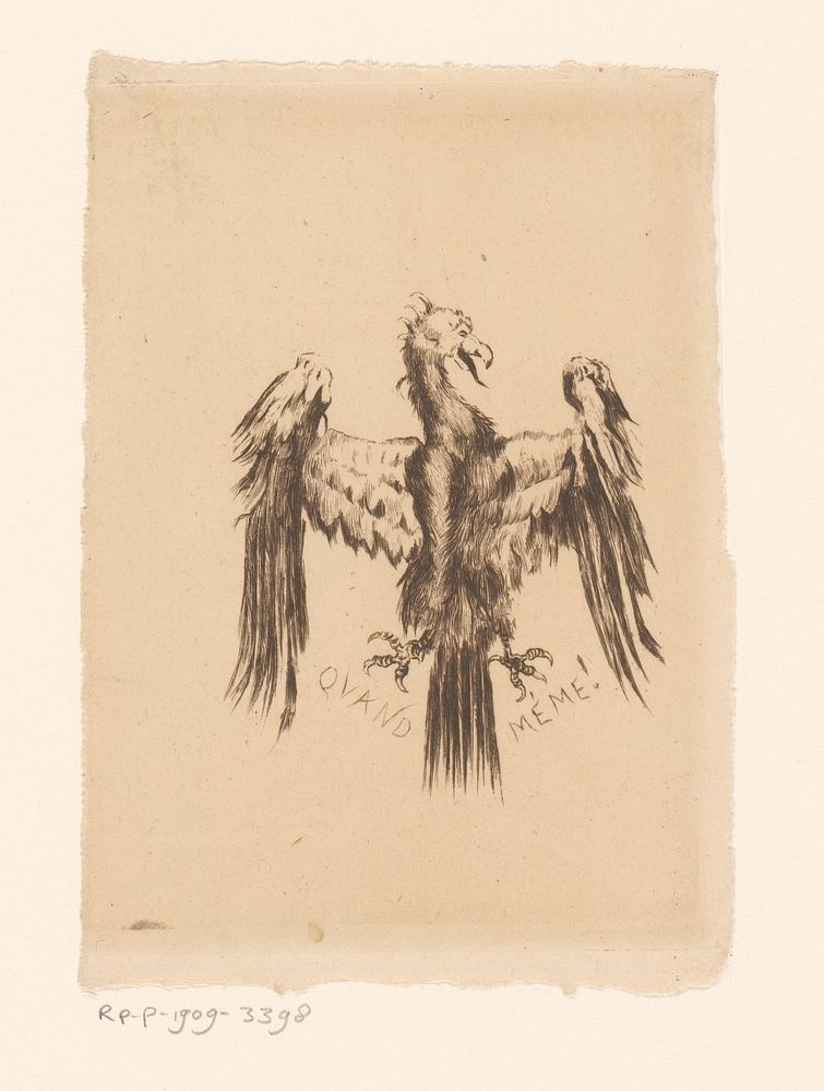 Heraldische adelaar (1877 - 1909) by Marie Danse