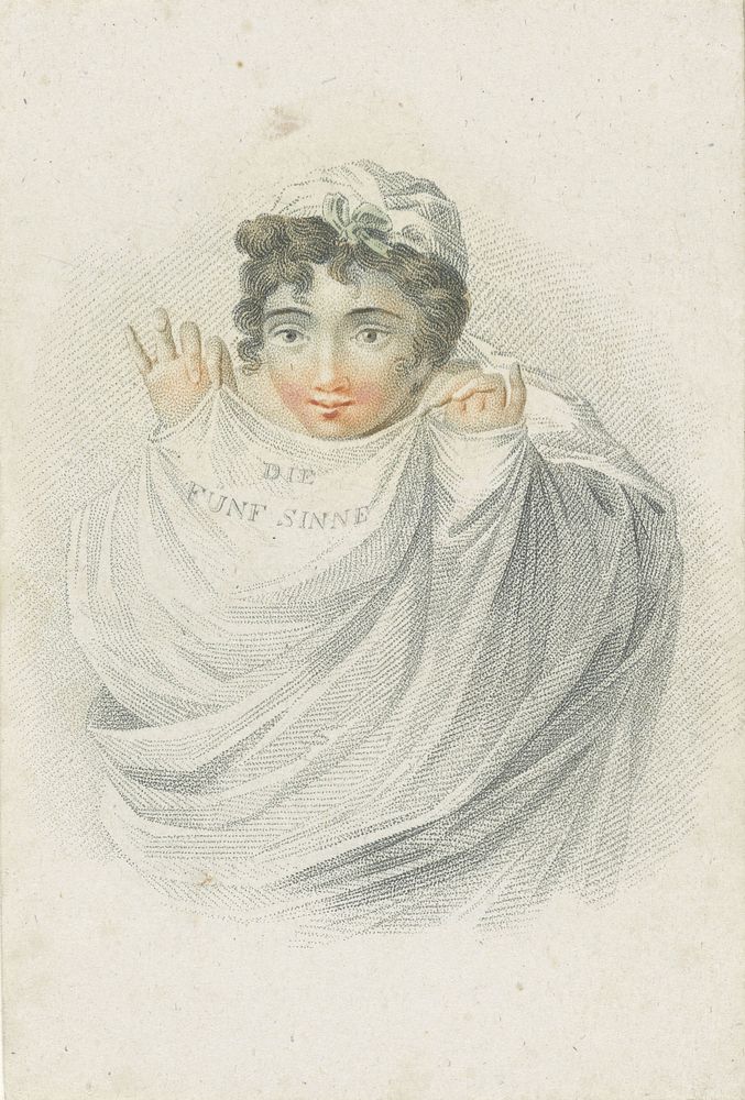 Vrouwfiguur in draperie (1787 - 1828) by Ludwig Gottlieb Portman and Schiavonetti