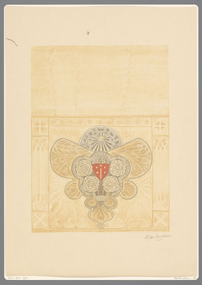 Poëzie, architectuur, tooneel, schilderkunst, muziek (1894 - 1901) by Antoon Derkinderen, Tresling and Comp and Erven F Bohn