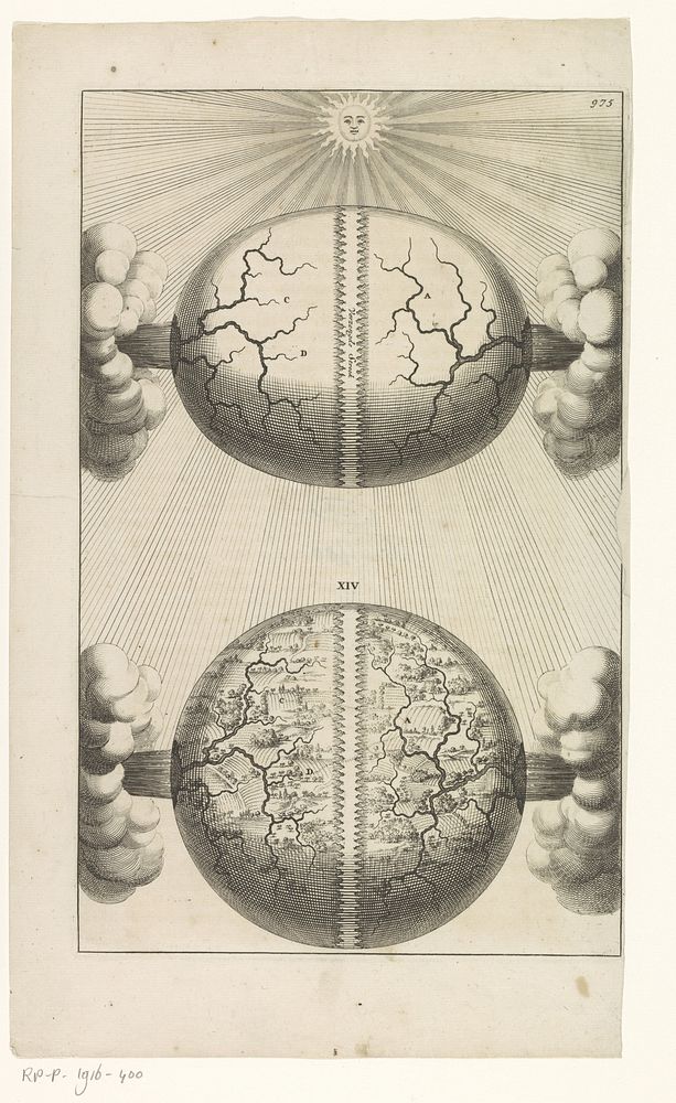 Twee wereldbollen (1690) by anonymous and Wilhelmus Goeree I