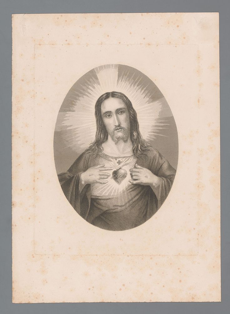 Heilige Hart van Christus (1883 - 1913) by Georges Montenez