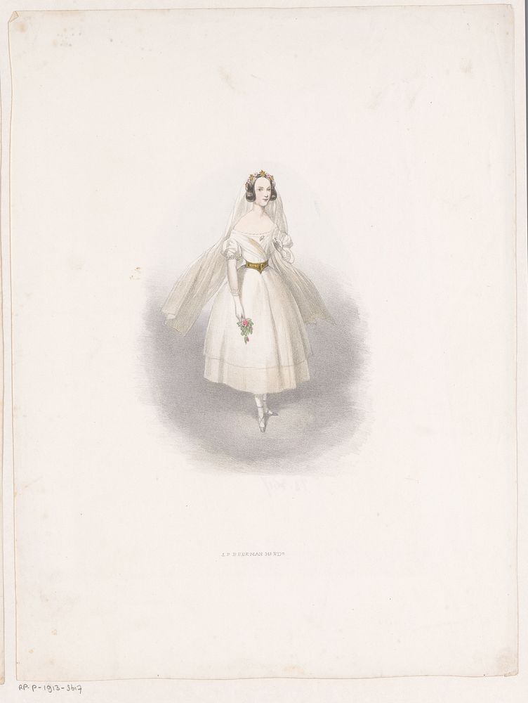 Bruid (1824 - 1850) by Huib van Hove Bz and J P Beekman Hzn
