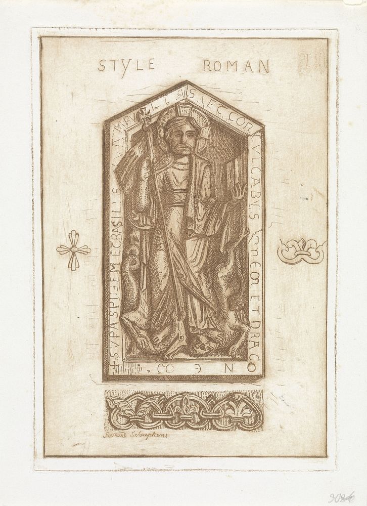 Triomferende Christus (1831 - 1904) by Arnoud Schaepkens