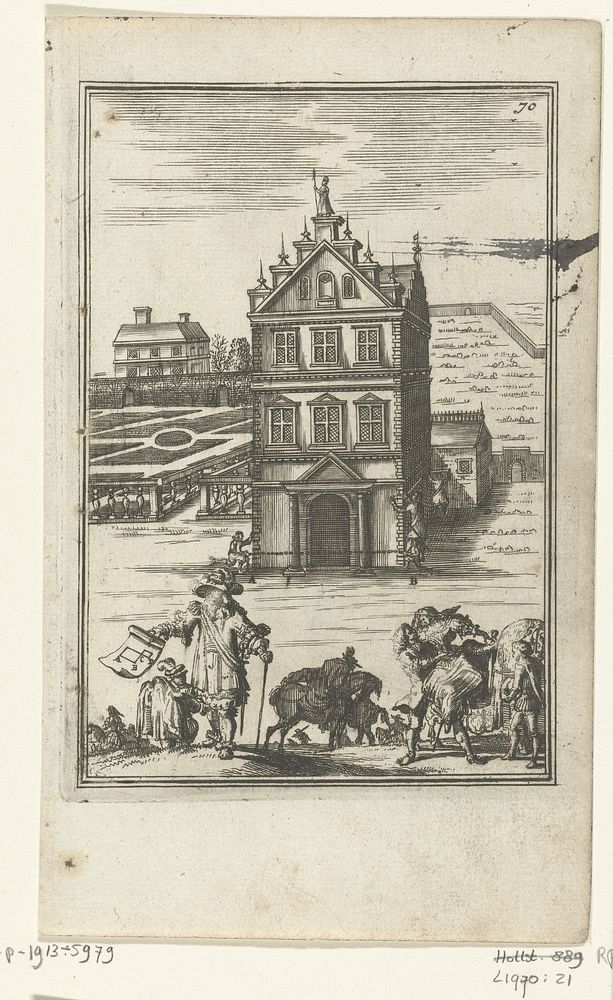 Illustratie voor 'Den Arbeid van Mars' van Allain Manesson Mallet (1672) by Romeyn de Hooghe and Romeyn de Hooghe