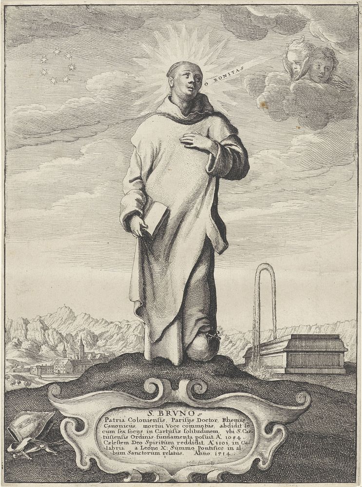 H. Bruno van Keulen (1649) by Wenceslaus Hollar and Gillis Backereel