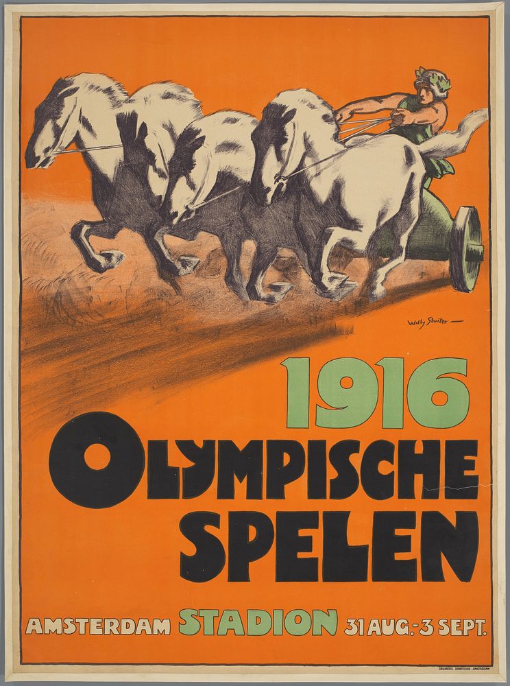 Olympische spelen 1916 Amsterdam Stadion 31 aug.-3 sept. (1916) by Willy Sluiter