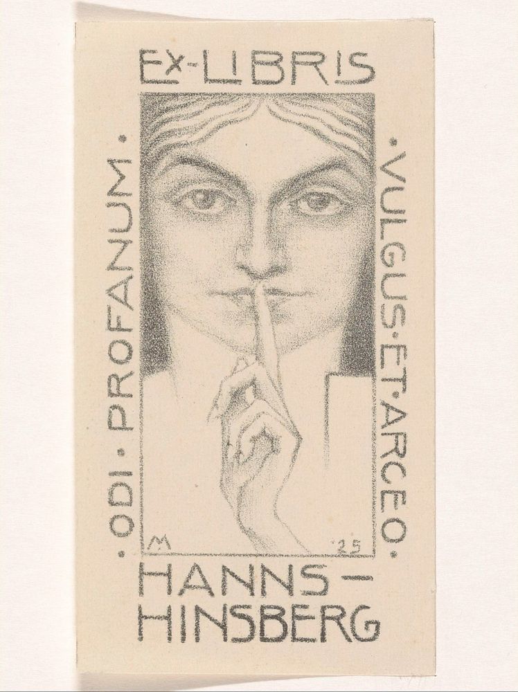 Ex libris van Hanns-Hinsberg (1925) by Simon Moulijn