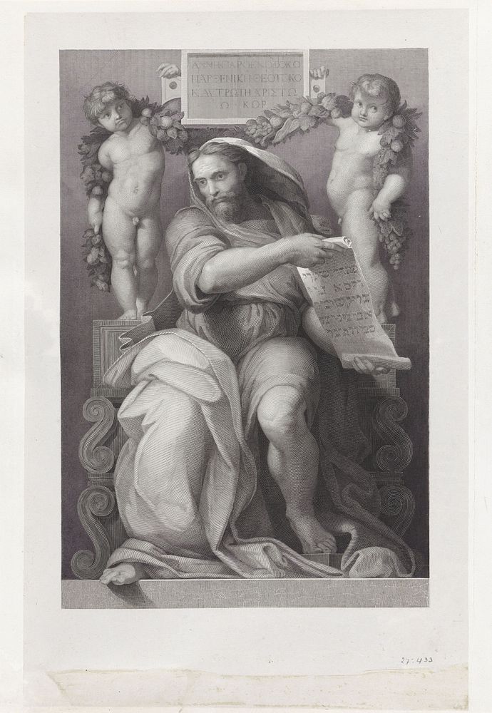 Profeet Jesaja (1804 - 1859) by Benoit Taurel