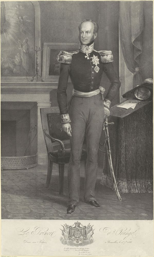 Portret van Willem II, koning der Nederlanden (1830) by anonymous