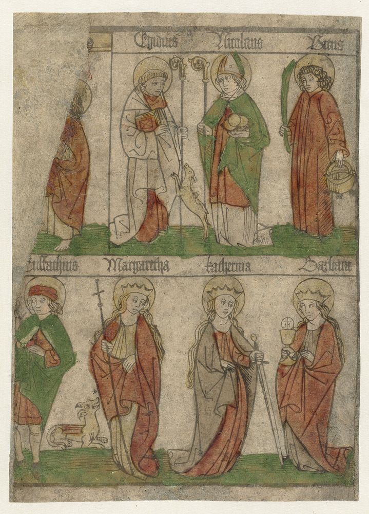 Veertien heiligen (1465 - 1475) by anonymous