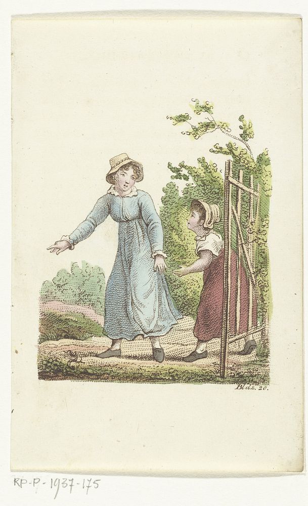 Maria gaat met vrouw op pad (1823) by Johannes Alexander Rudolf Best and Gerrit Jan Adriaan Beijerinck