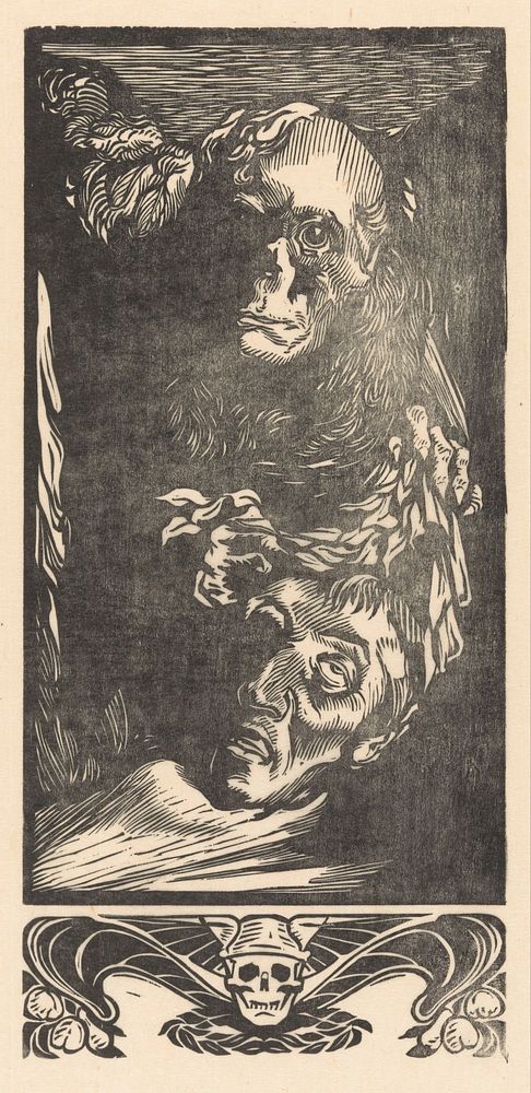 De Dood met afgehakt hoofd (1881 - 1934) by Johannes Josephus Aarts