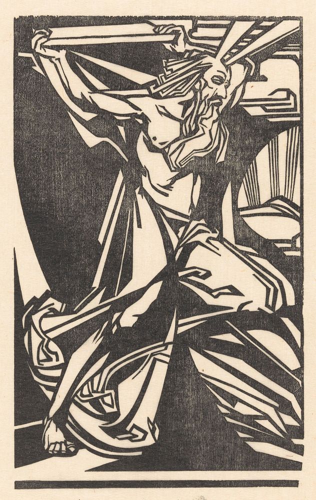 Mozes met de tafelen der wet (1881 - 1934) by Johannes Josephus Aarts