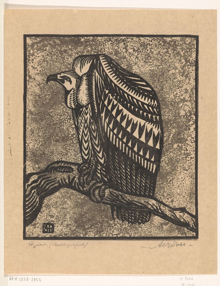 Gier (1886 - 1938) by Anton Vincent Emanuel Pohl