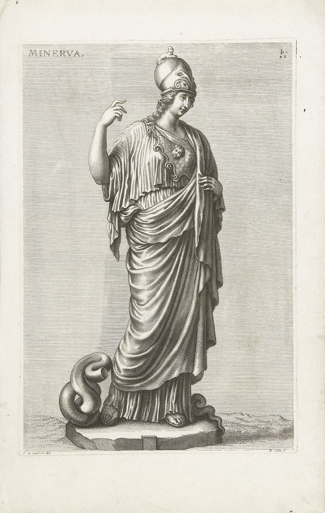 Minerva (1675 - 1680) by Richard Collin and Joachim von Sandrart I